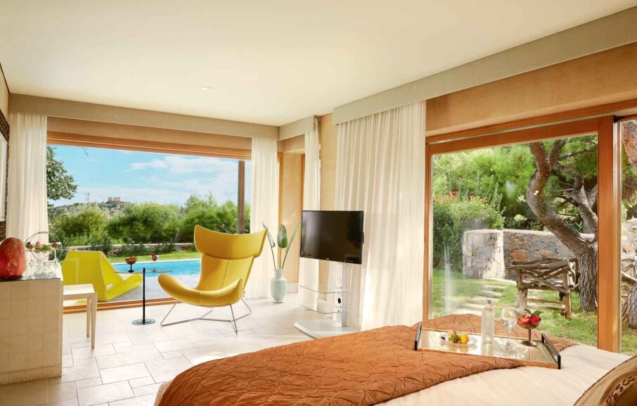 Villa Poséidon avec piscine privée, Hôtel Cape Sounio Grecotel Exclusive Resort, Sounion, Grèce