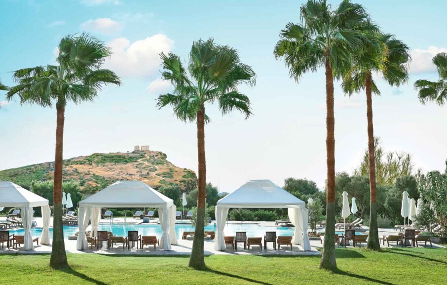 Piscine, Hôtel Cape Sounio Grecotel Exclusive Resort, Sounion, Grèce