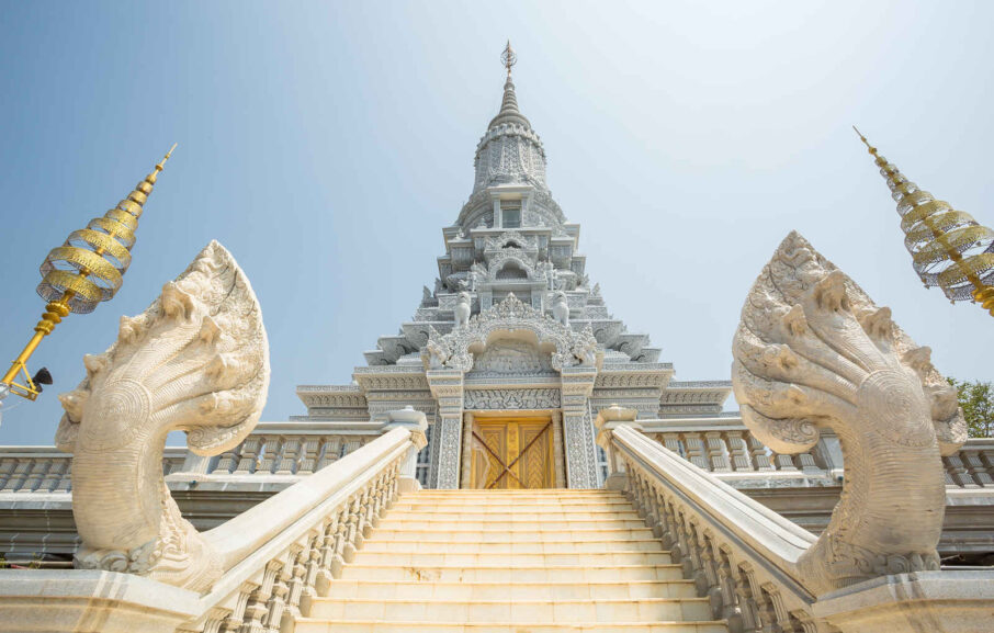 Stupa, Oudong, Cambodge
