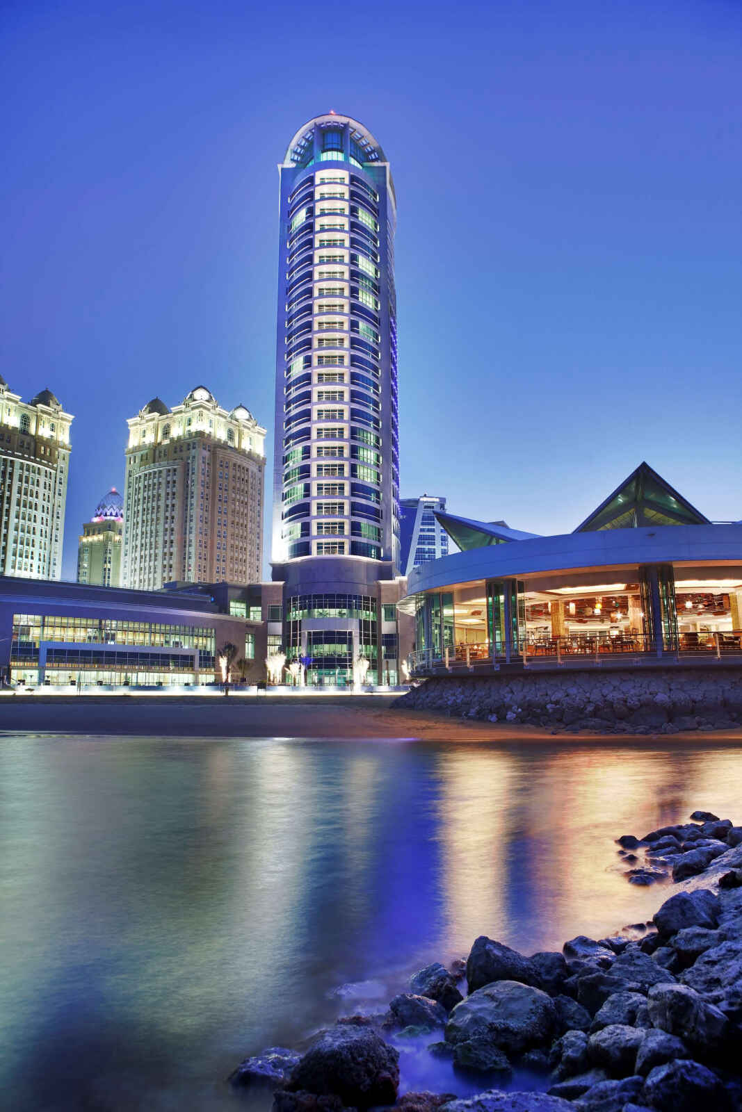 Vue extérieure, Hilton Doha, Qatar