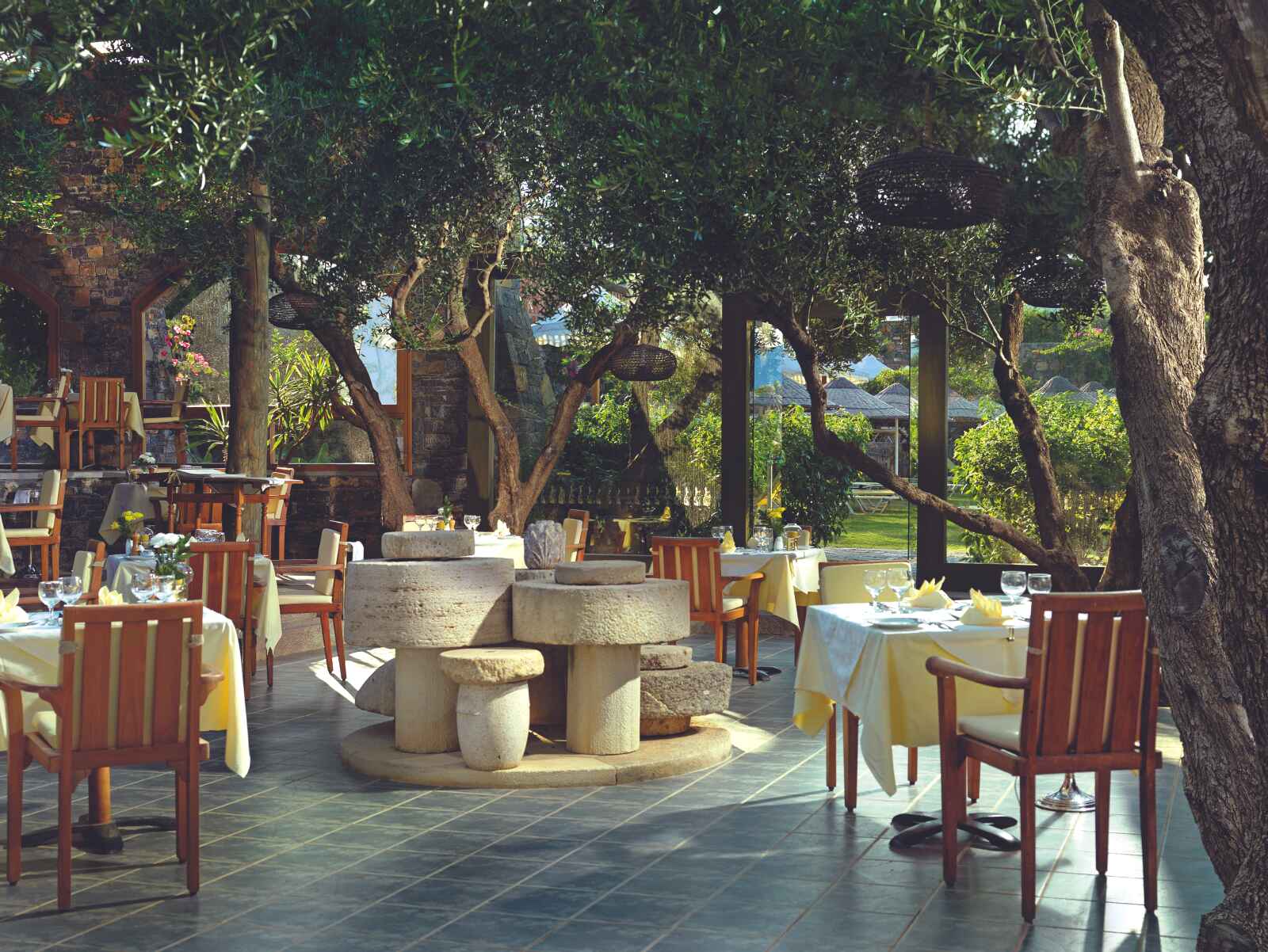 Aglio e Olio Restaurant, Porto Elounda Golf & Spa Resort, Crète, Grèce