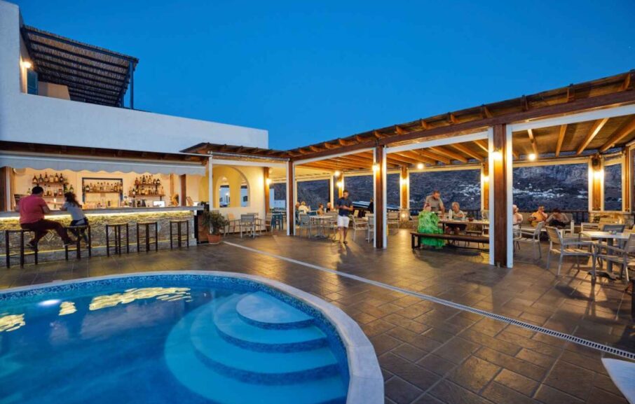 Restaurant, Vigla Hotel, Amorgos, Grèce
