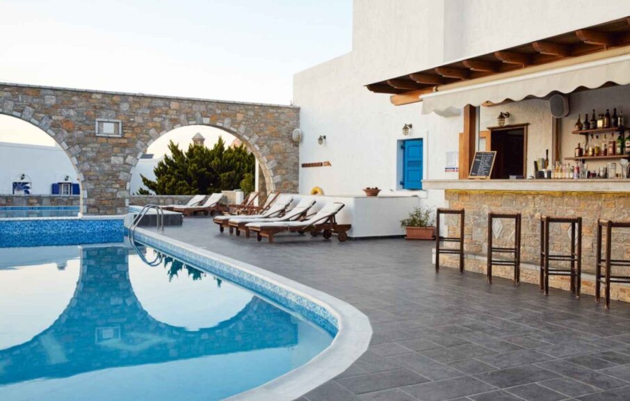 Piscine, Vigla Hotel, Amorgos, Grèce