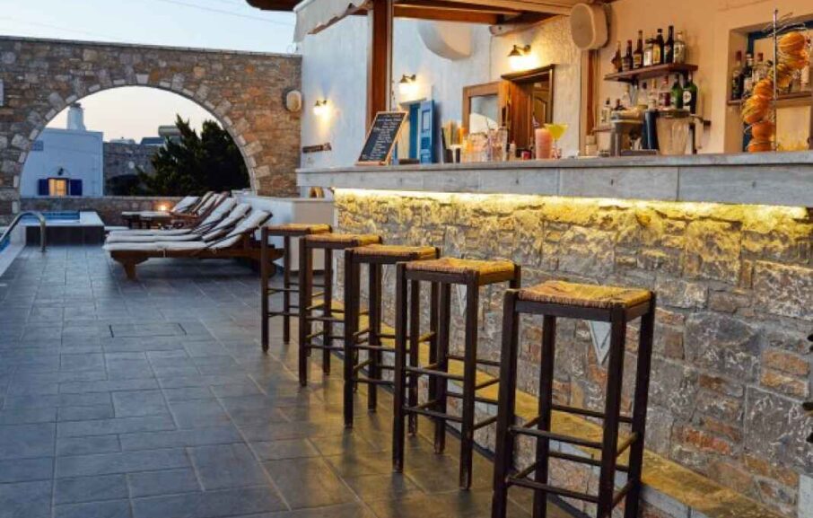 Bar, Vigla Hotel, Amorgos, Grèce