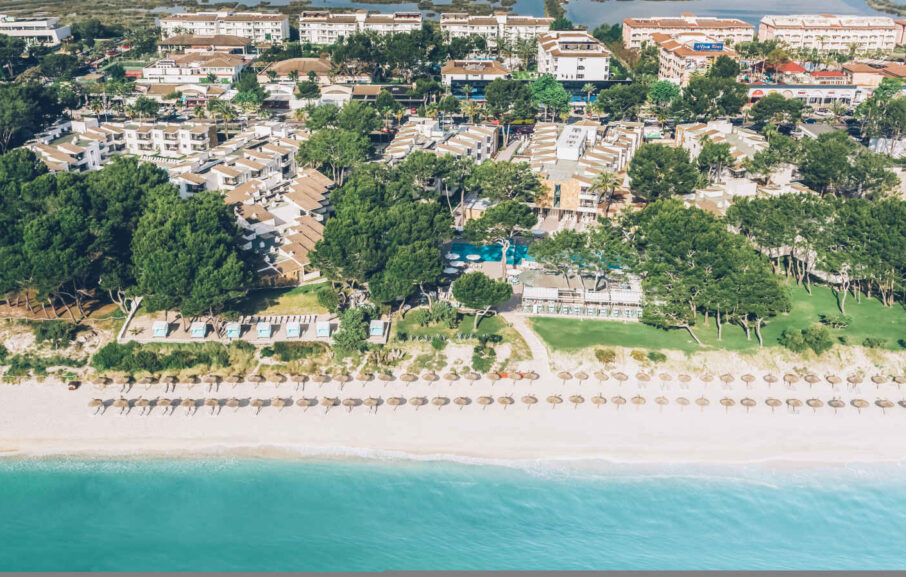 Vue aérienne, Hôtel Iberostar Selection Playa De Muro Village, Majorque, Baléares, Espagne
