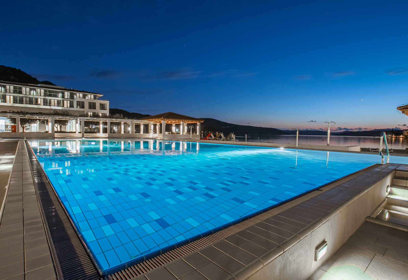 Piscine, Admiral Grand Hotel, Slano, Dubrovnik, Croatie