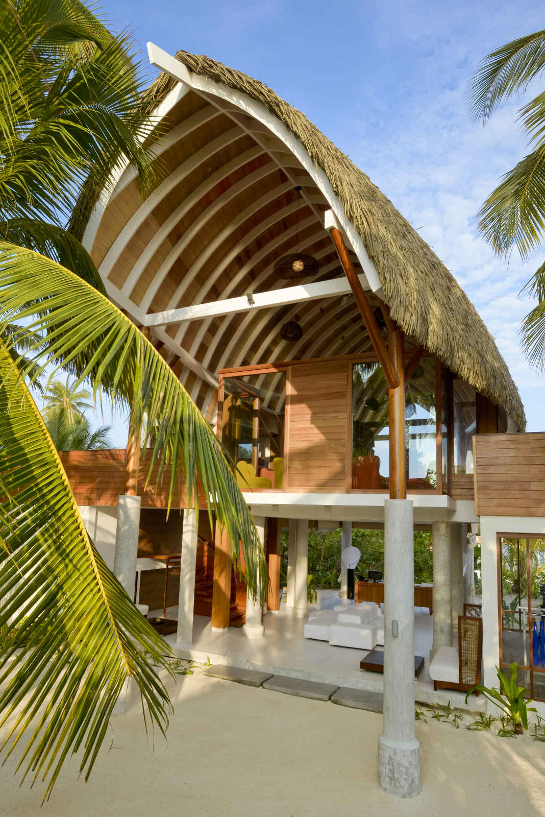 Réception, hôtel Kandolhu Island, atoll d'Ari, Maldives