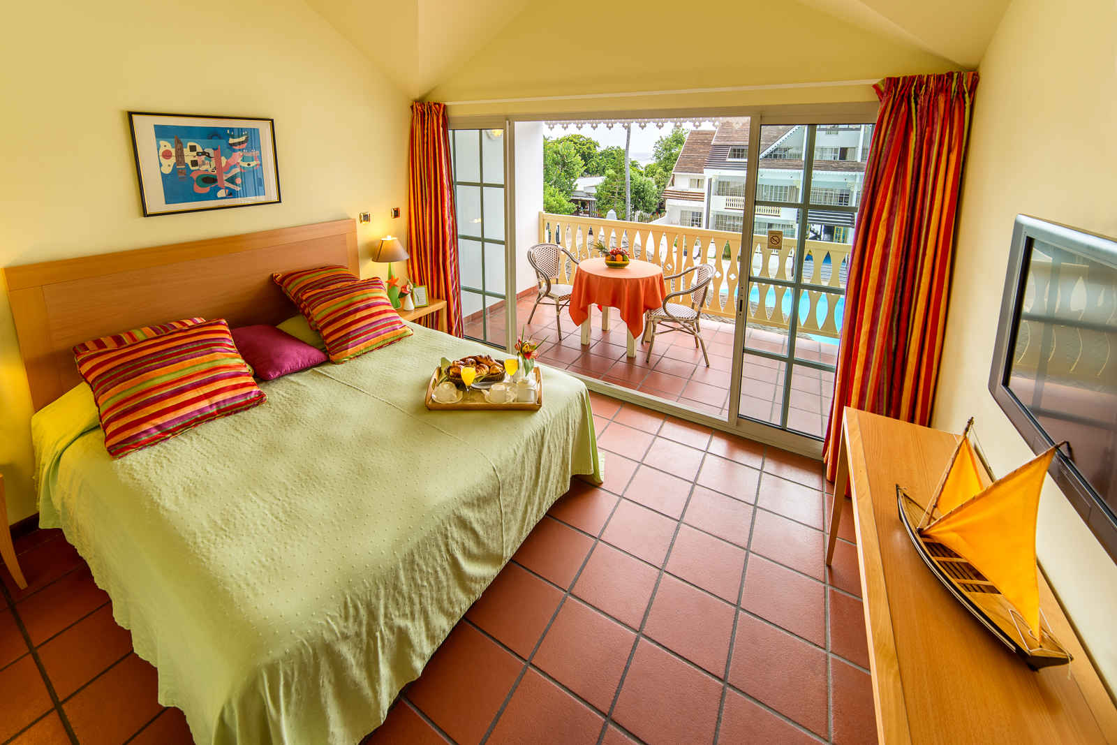 Chambre, hôtel Nautile Beachfront, Saint-Gilles-les-Bains, La Réunion