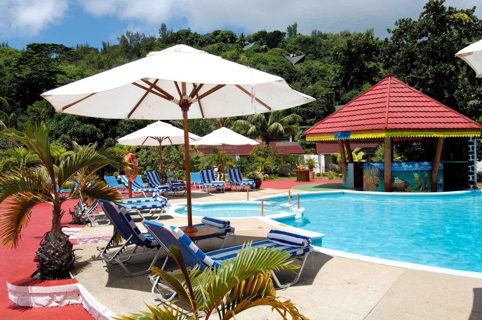 Piscine, Berjaya Praslin Resort, Praslin, Seychelles