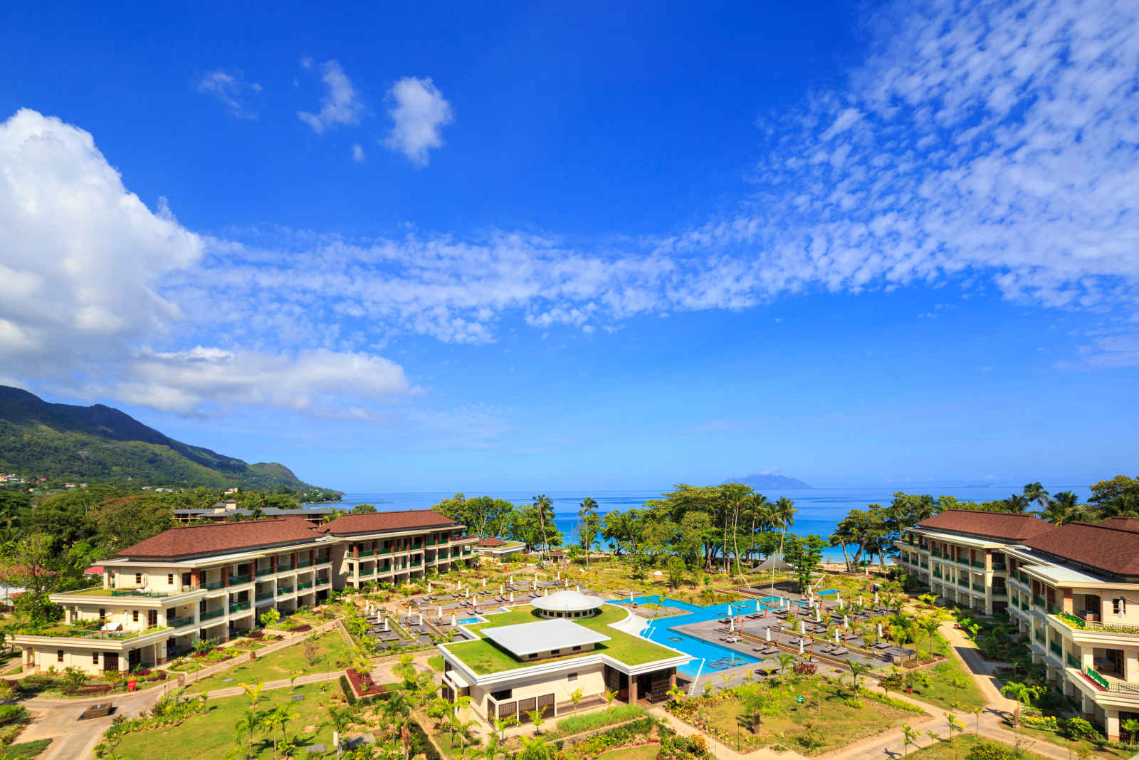 Vue aérienne, Savoy Resort & Spa, Seychelles