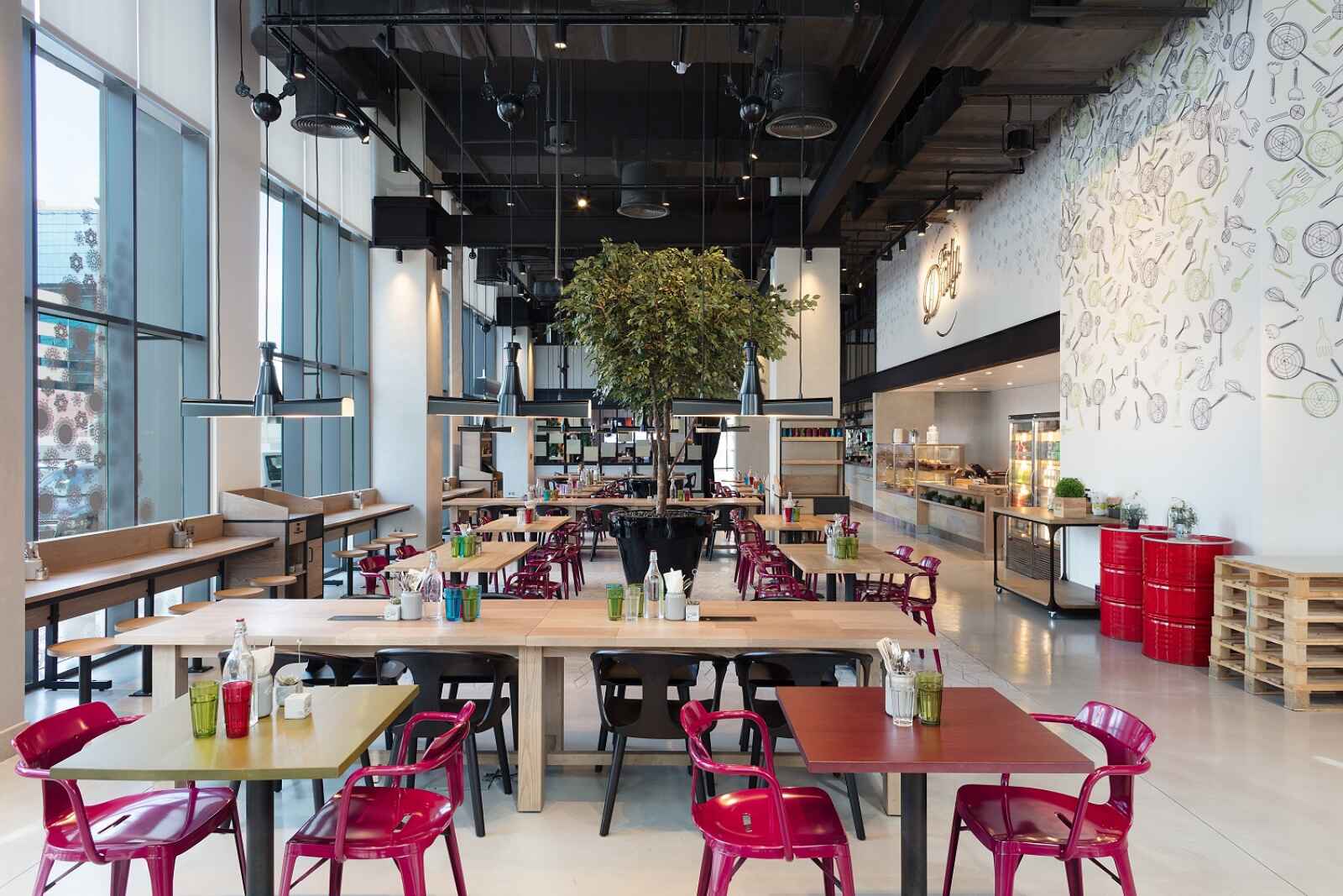The daily Restaurant, Hotel Rove Downtown, Dubaï, Emirats Arabes Unis
