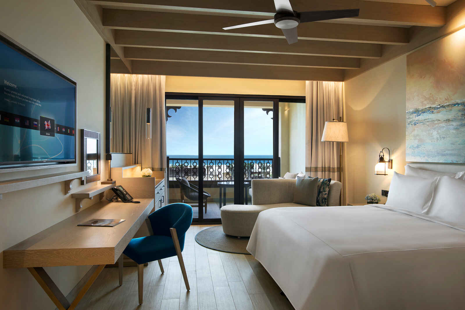Chambre premium vue mer, Saadiyat Rotana Resort & Villas, Abou Dhabi, Emirats Arabes Unis