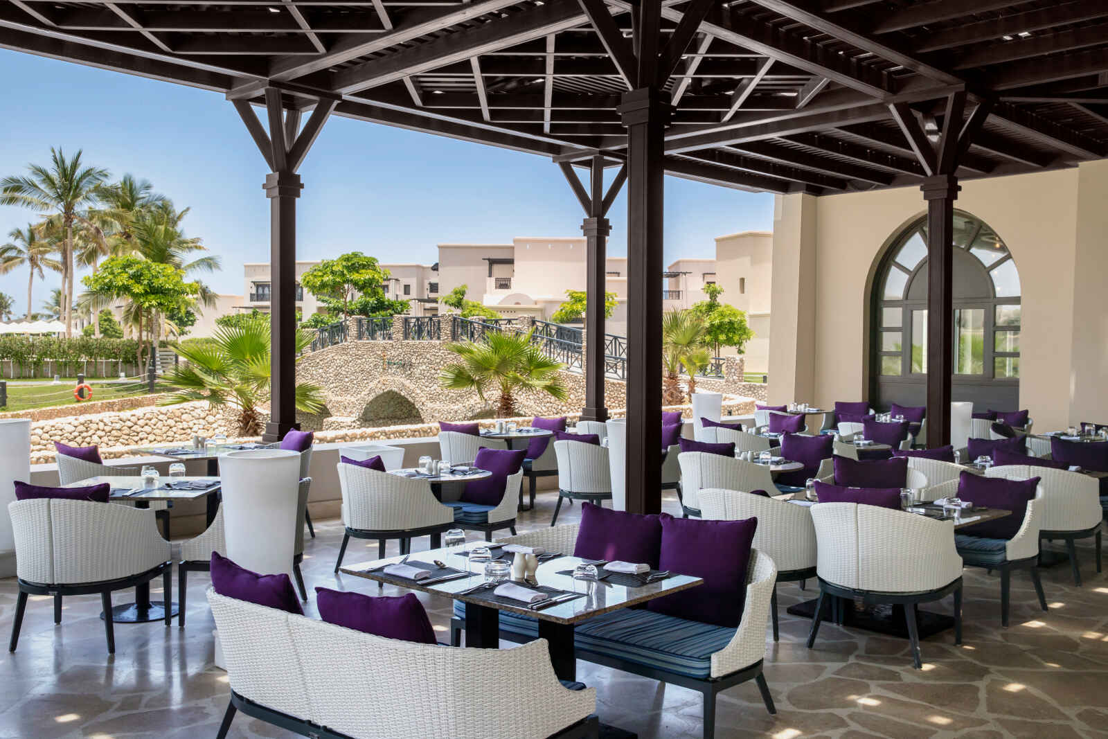 Saffron Terrace Restaurant, Salalah Rotana Resort, Abou Dhabi, Emirats Arabes Unis