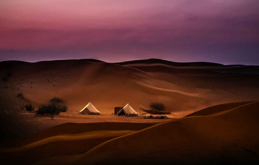 Vue générale, Magic Luxury Camp, Wahiba Sands, Oman