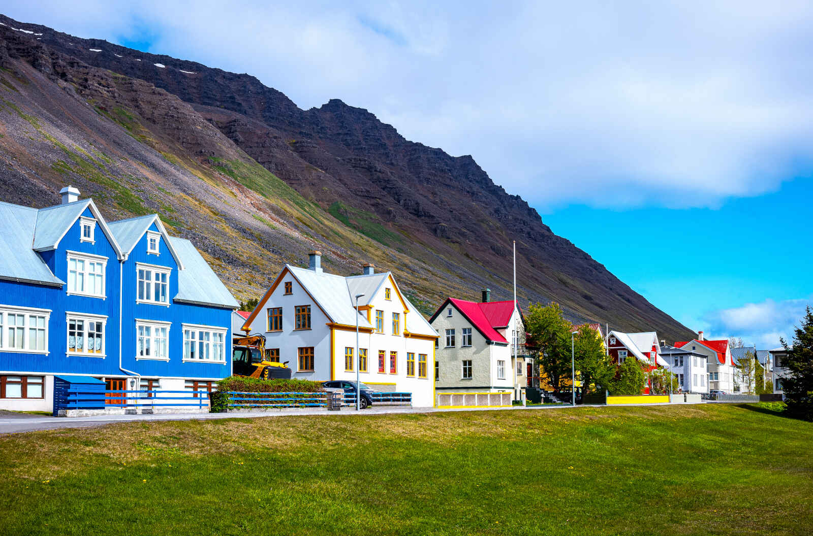 Maisons traditionnelles (square Tungata), Ísafjörður, Islande