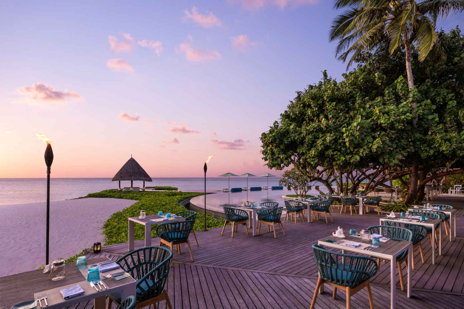 Reef Club (restaurant italien), Four Seasons Resort Maldives à Kuda Huraa