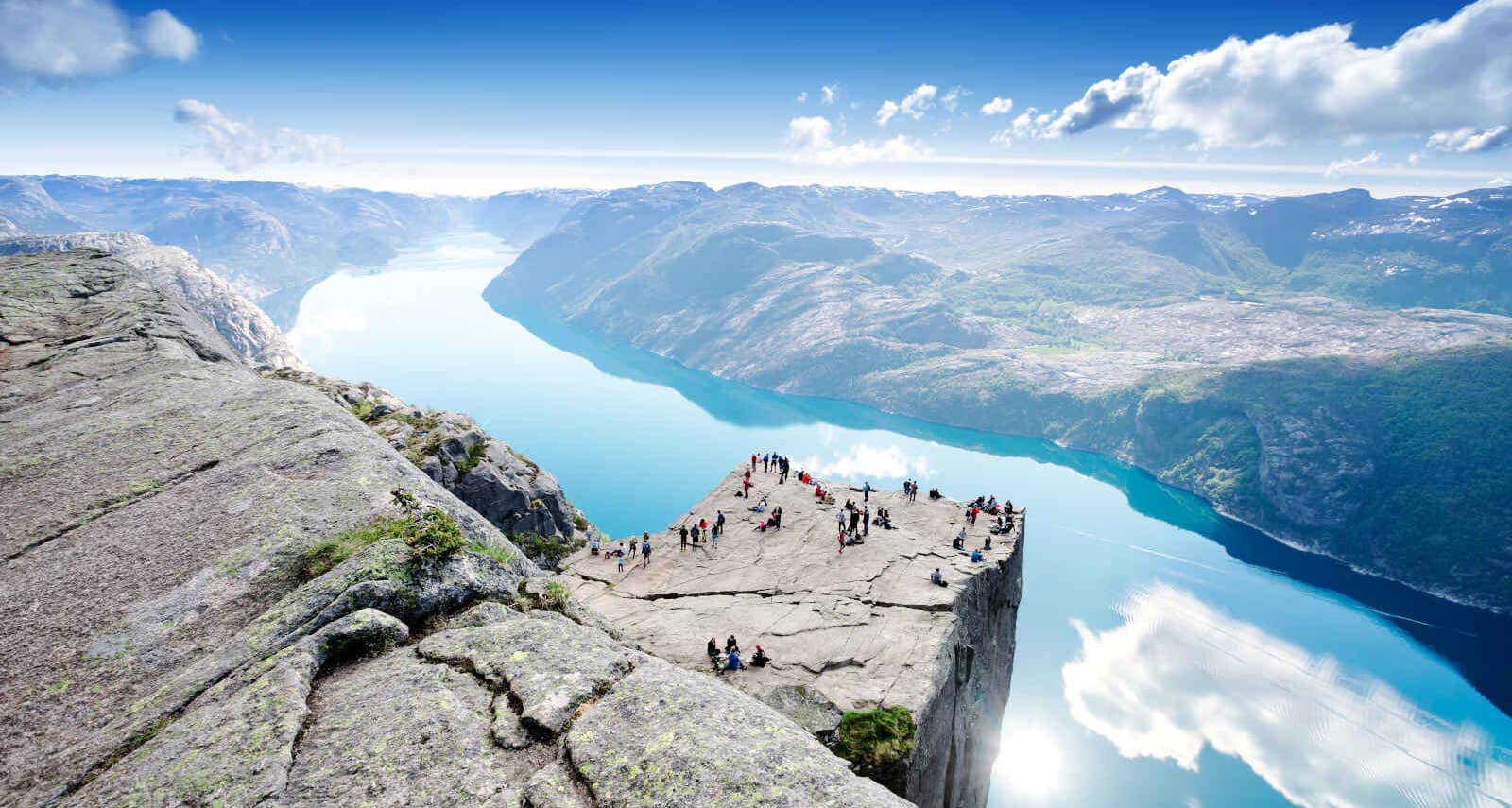 Falaise de Pulpit Rock), Fjord Lysefjord, Norvège