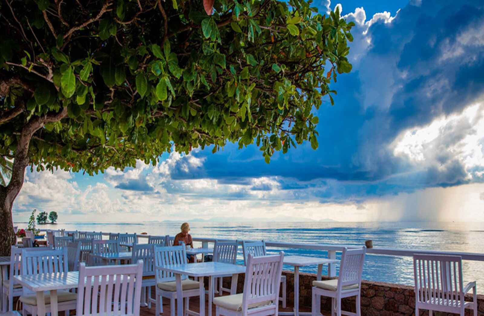 Restaurant, La Digue Island Lodge, Seychelles