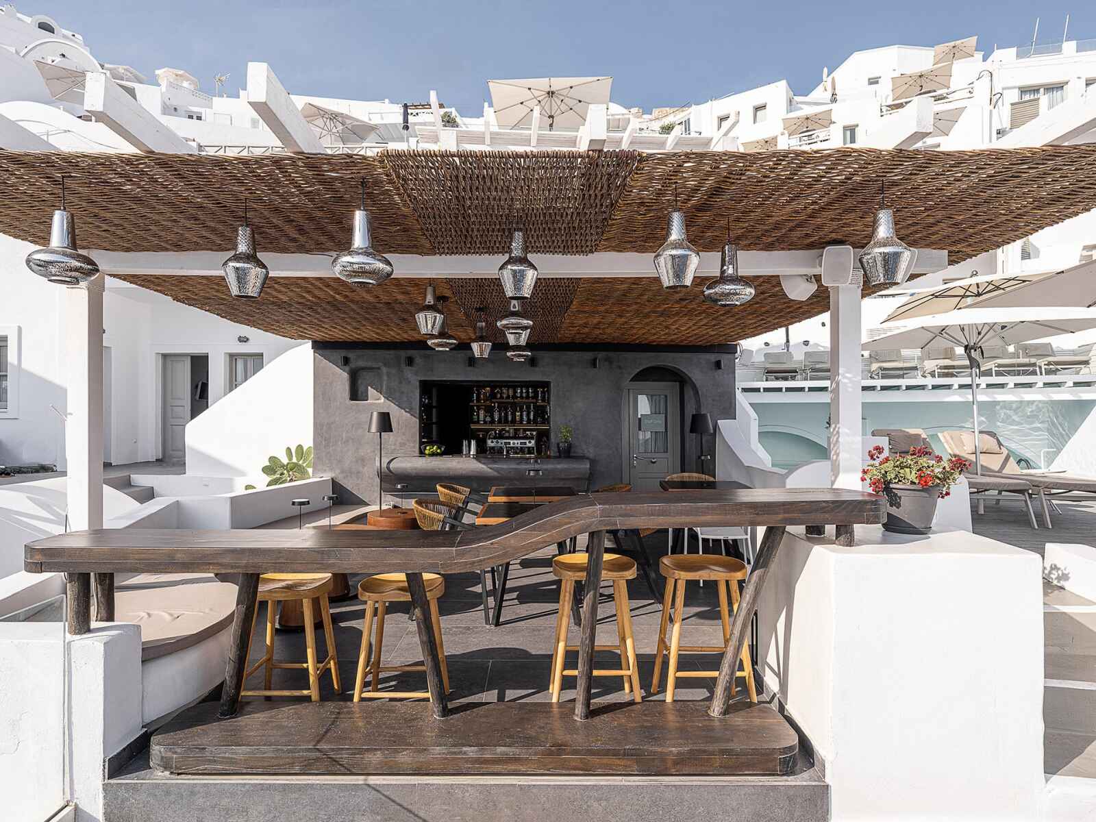 Bar de la piscine, On The Rocks Santorini