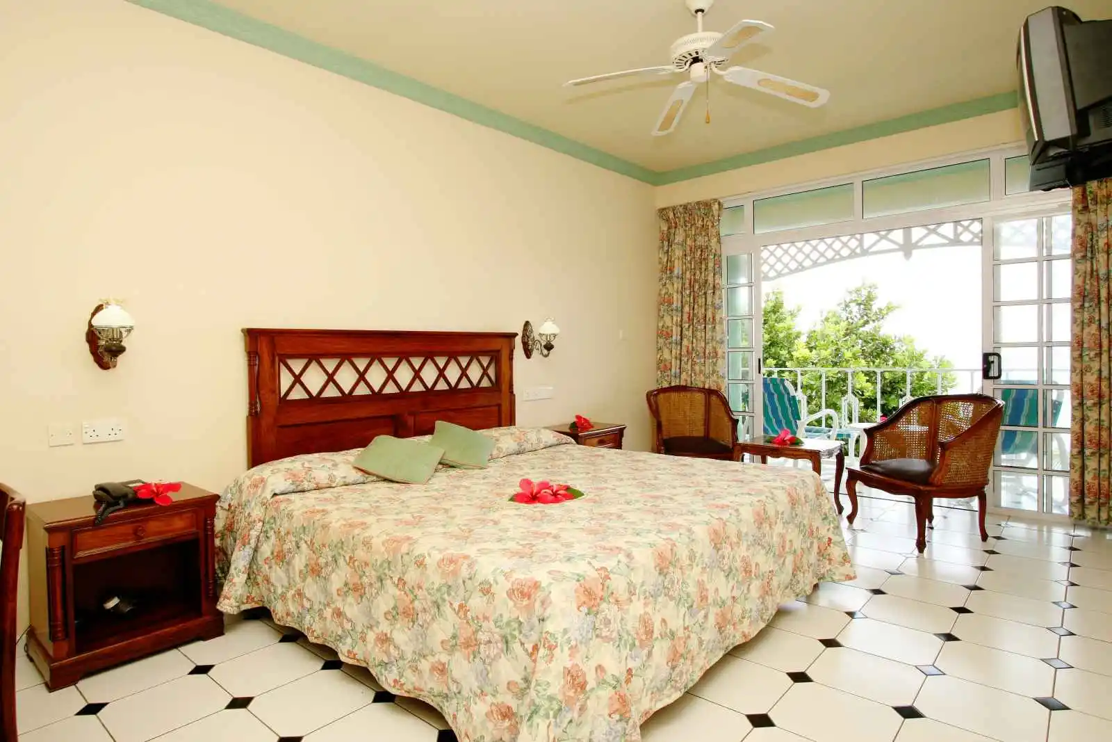 Chambre, Palm Beach Hotel, Seychelles