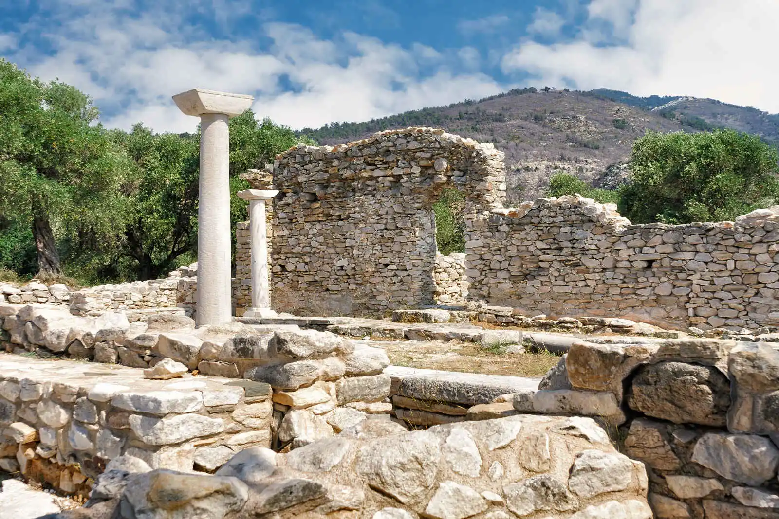 Ruines d'Heraclea Lyncestis, Bitola, Macédoine