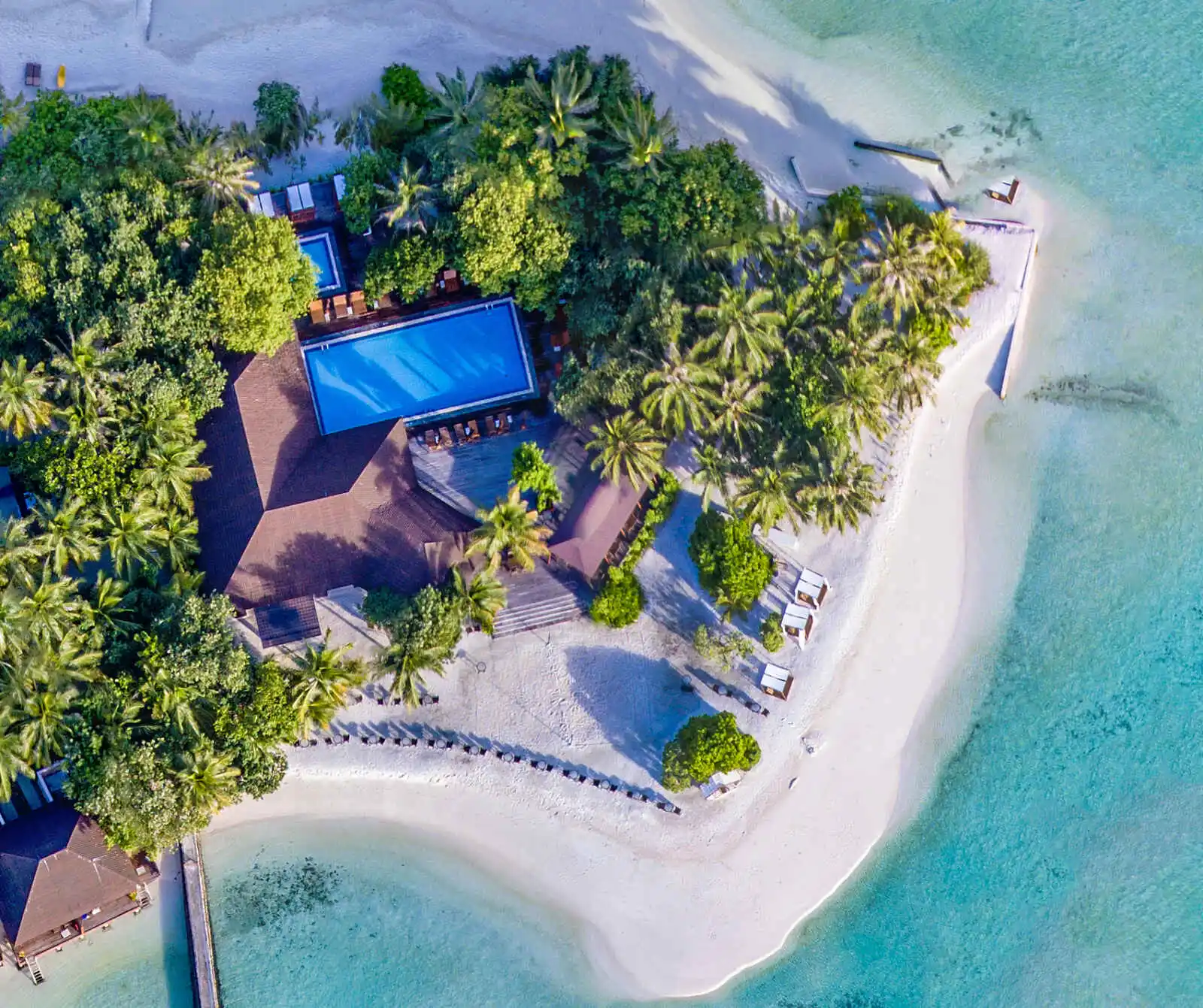 Vue aérienne, Lily Beach Resort & Spa, Maldives