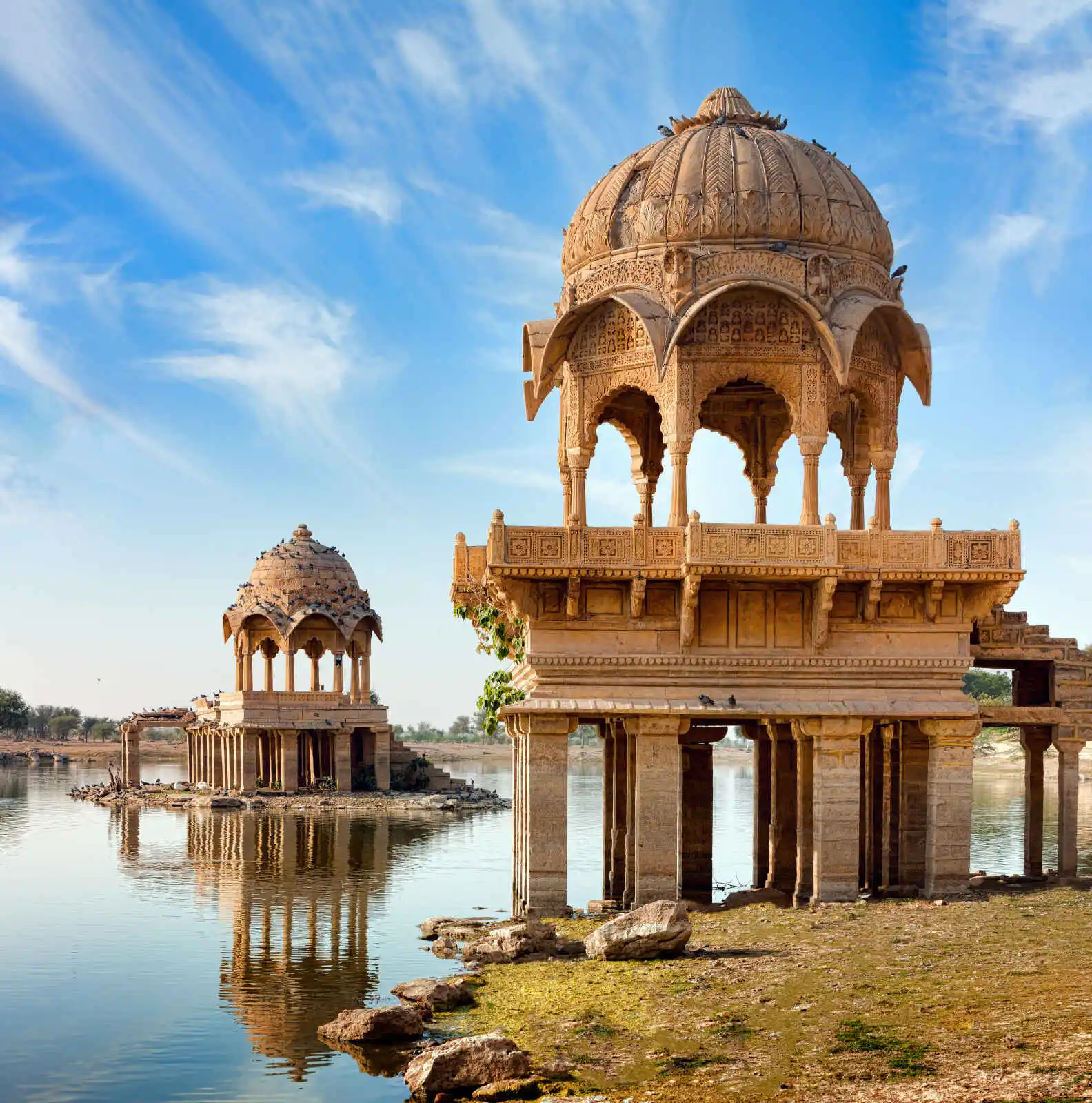Gadisar Lake, Jaisalmer, Rajasthan, Inde