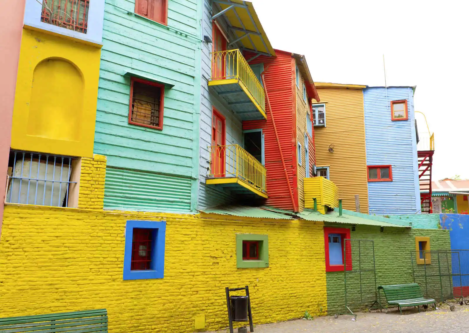 Caminito street, quartier de La Boca, Buenos Aires, Argentine