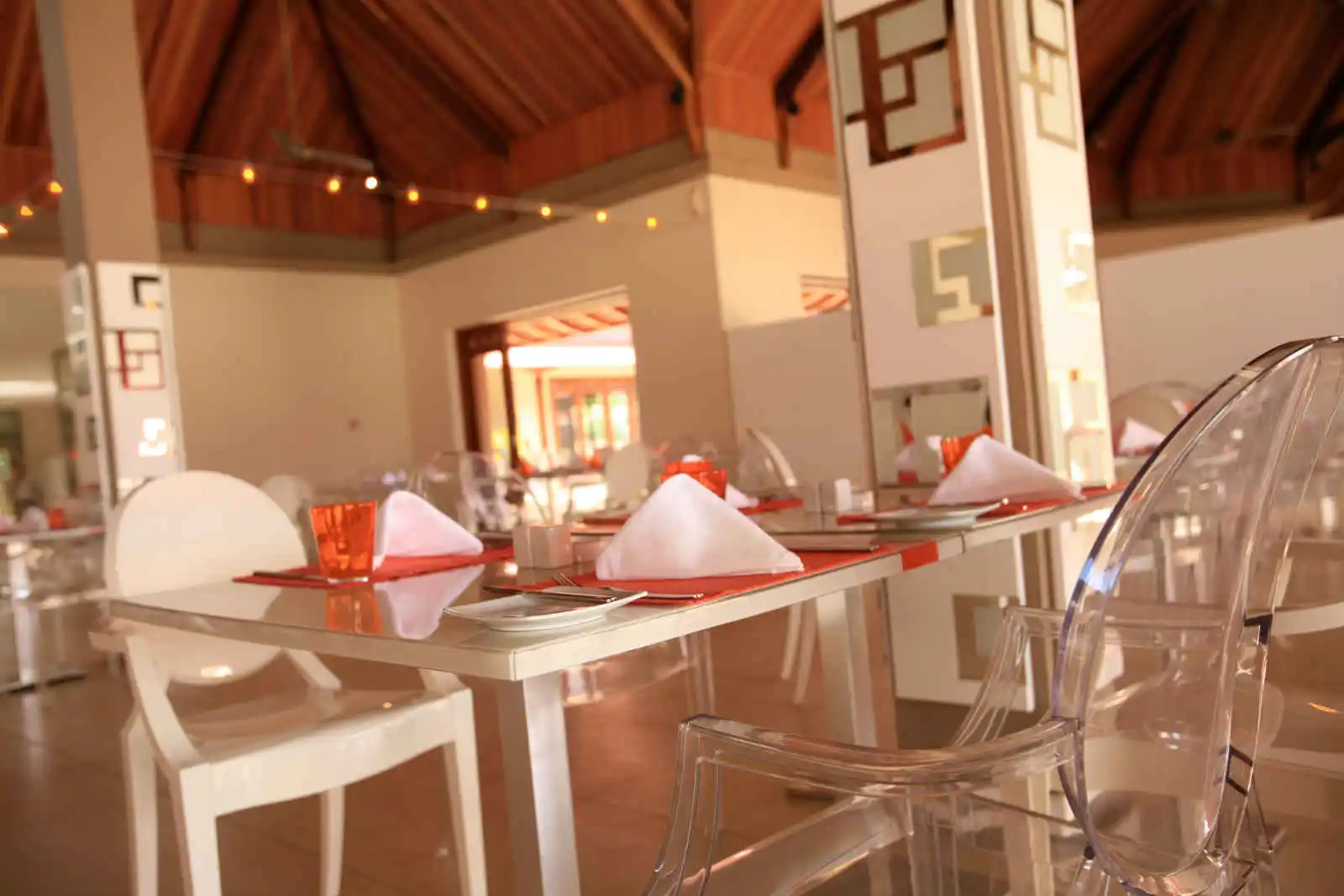 Restaurant, Tamassa, un hôtel tout inclus, LUX* Resorts, Bel Ombre, Ile Maurice