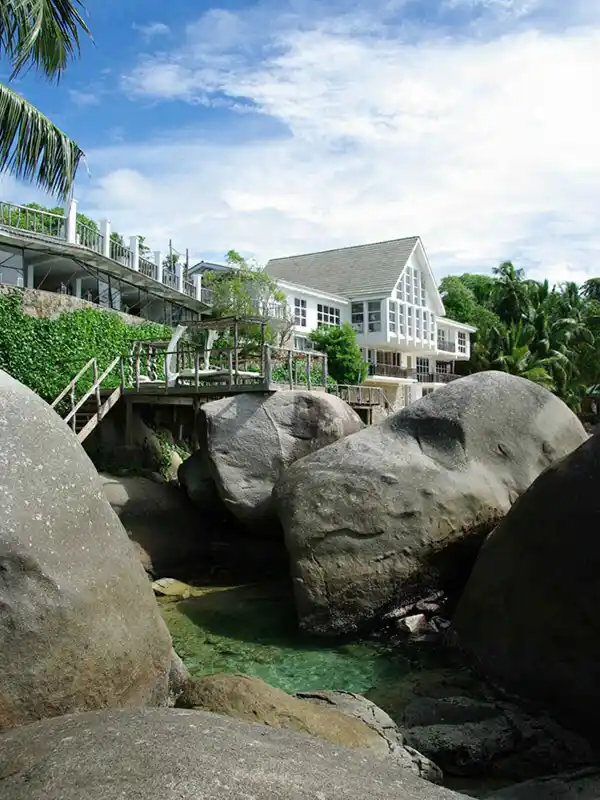 Vue extérieure, Bliss Hotel, Mahé, Seychelles