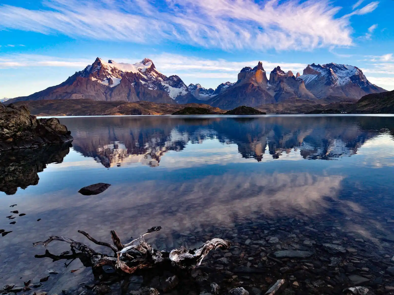 Lac Pehoe, Parc National de Torres del Paine, Chili