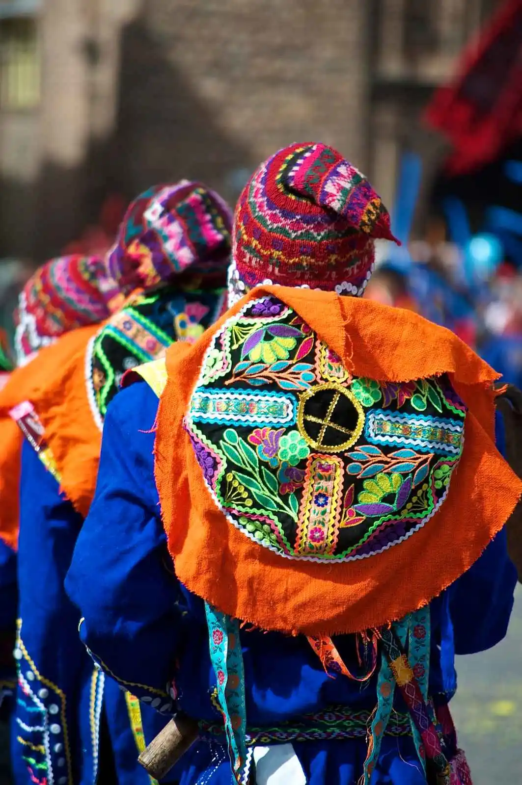 Danseurs, Fête de l'Inti Raymi, Cuzco