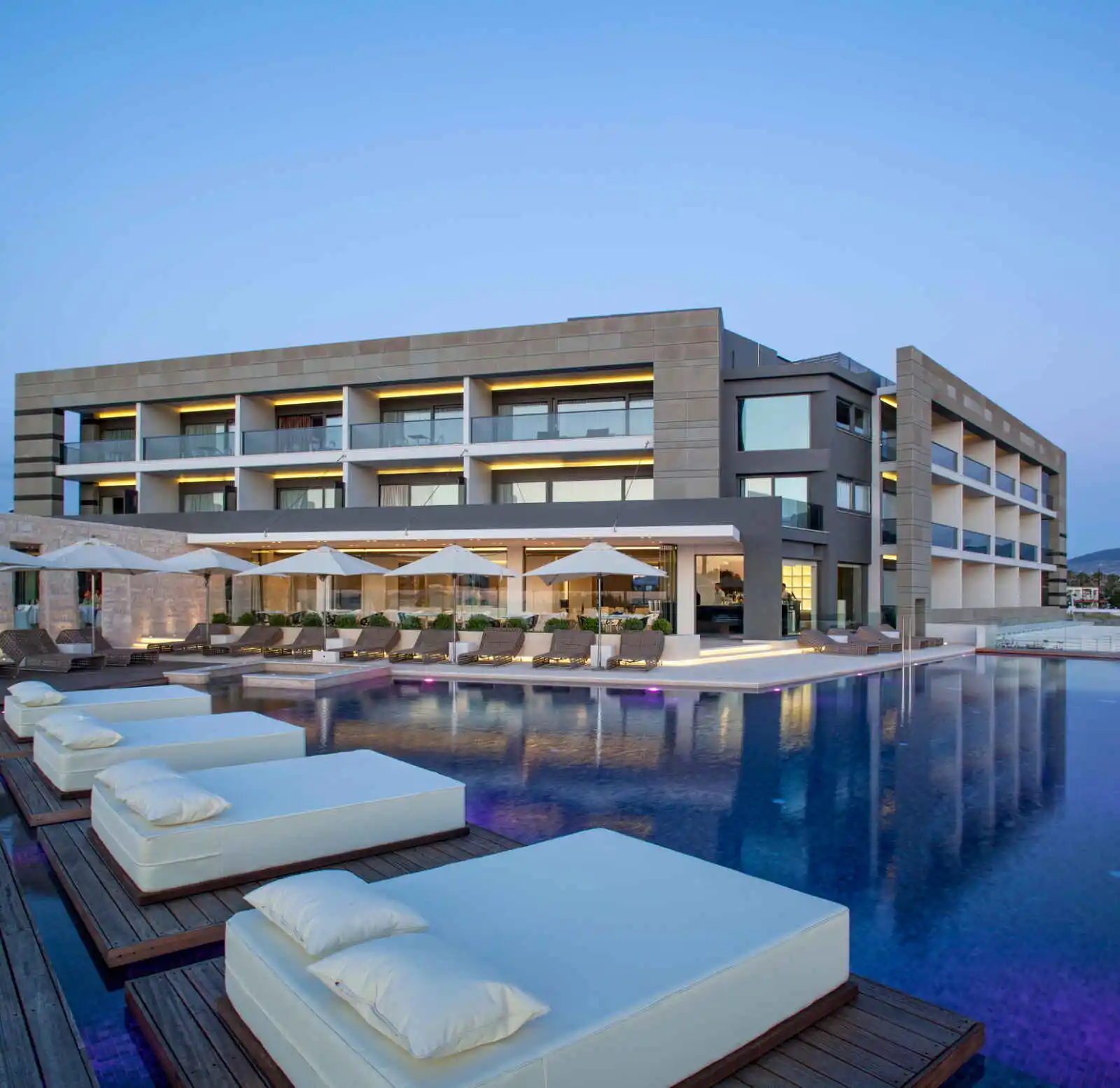 Piscine, Aqua Blu Boutique Hotel & Spa, Kos, Grèce.