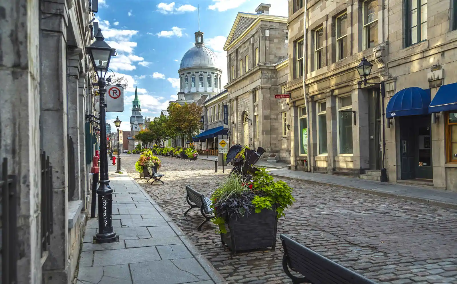 Rue pavée du Vieux-Montréal, Montréal