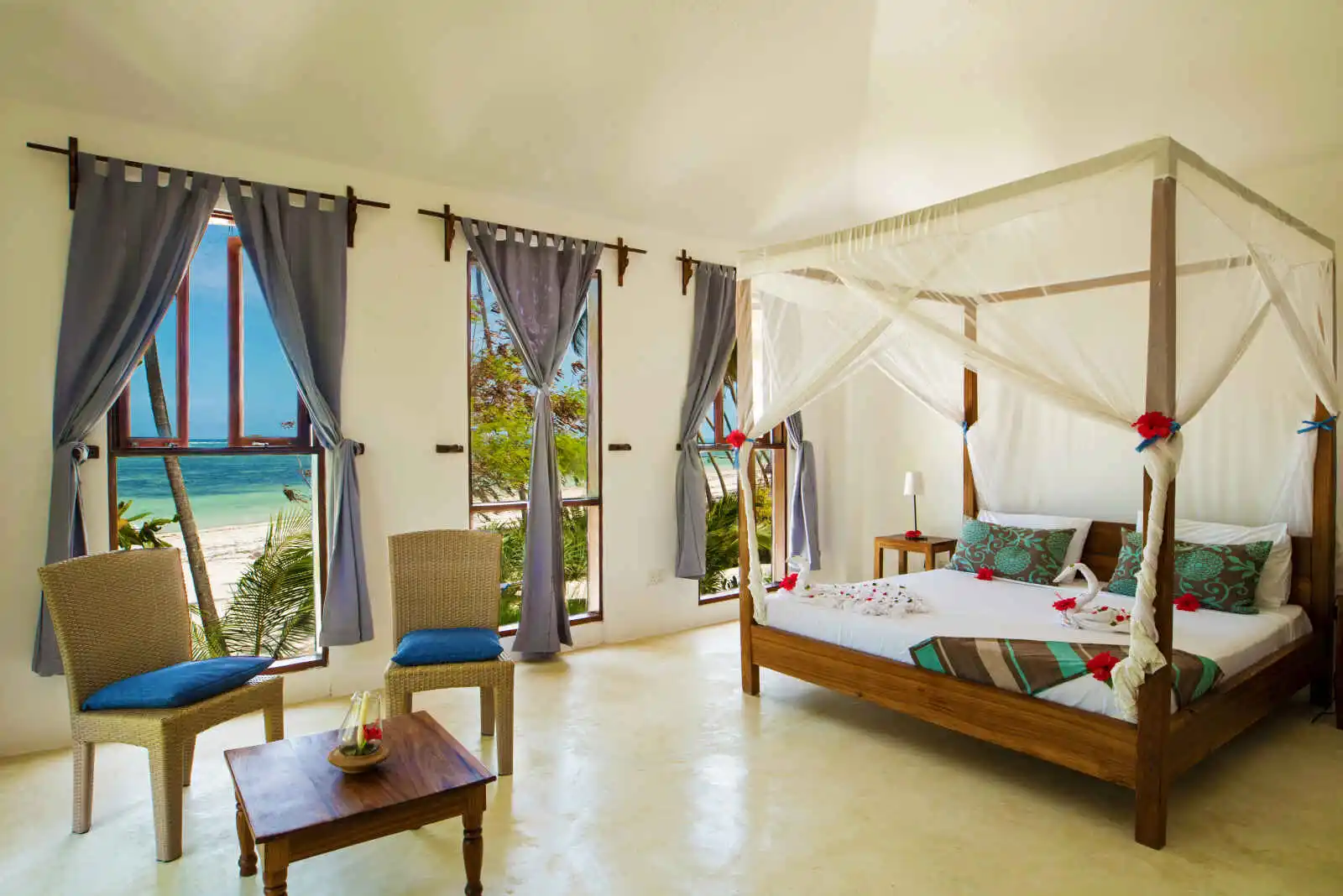 Ocean front 1 bedroom Bungalow, Indigo Beach Resort, Zanzibar