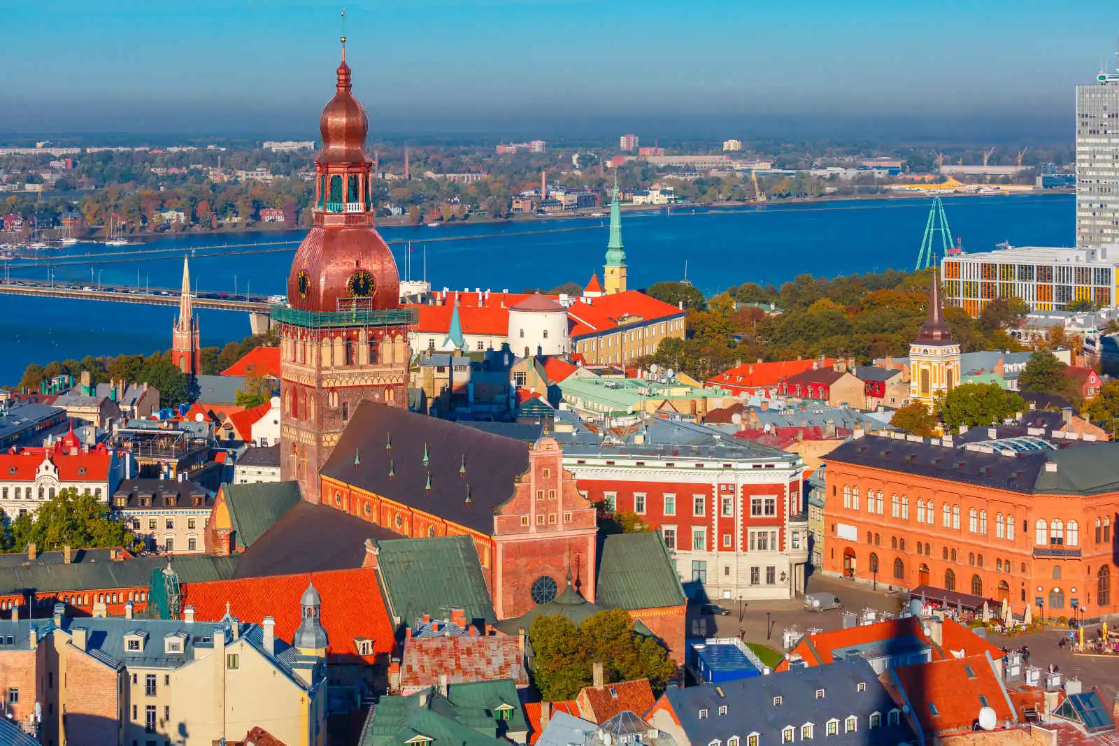 Vue sur les toits, Riga, Lettonie