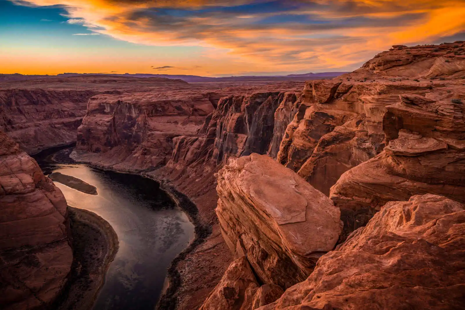 Horseshoe Bend, près de Page, Arizona, États-Unis