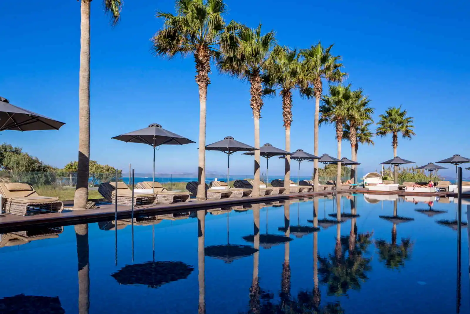 Piscine, Aqua Blu Boutique Hotel & Spa, Kos, Grèce.