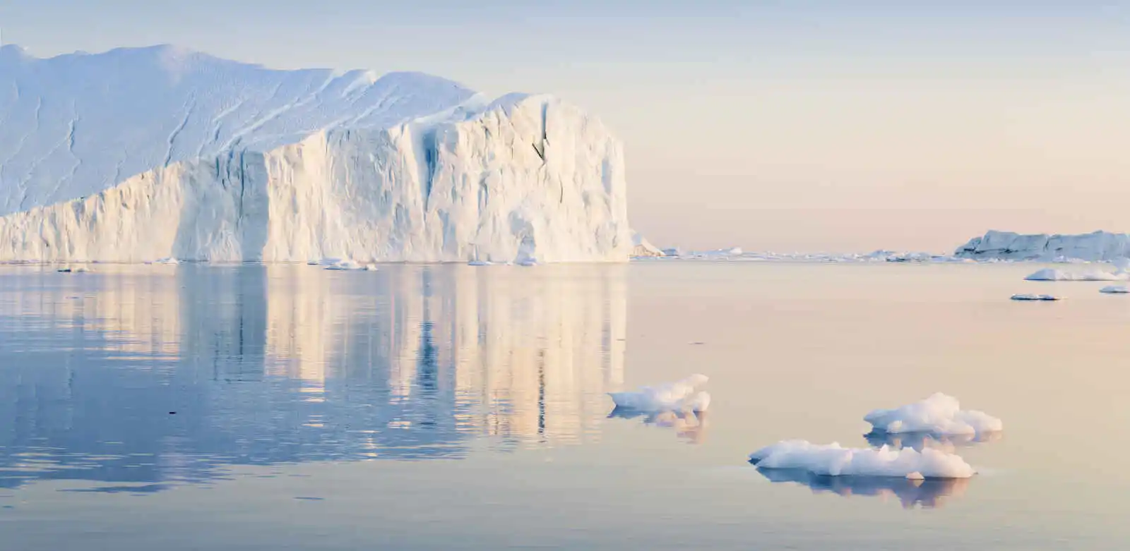 Icebergs, Région polaire, Antarctique