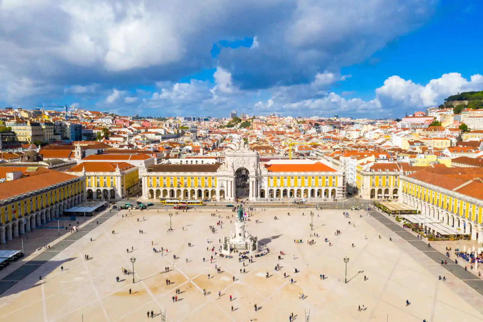 Place du commerce, Lisbonne, Portugal