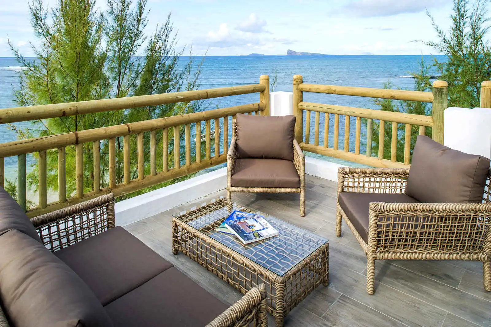 Terrasse, Seapoint Boutique Hotel, Ile Maurice