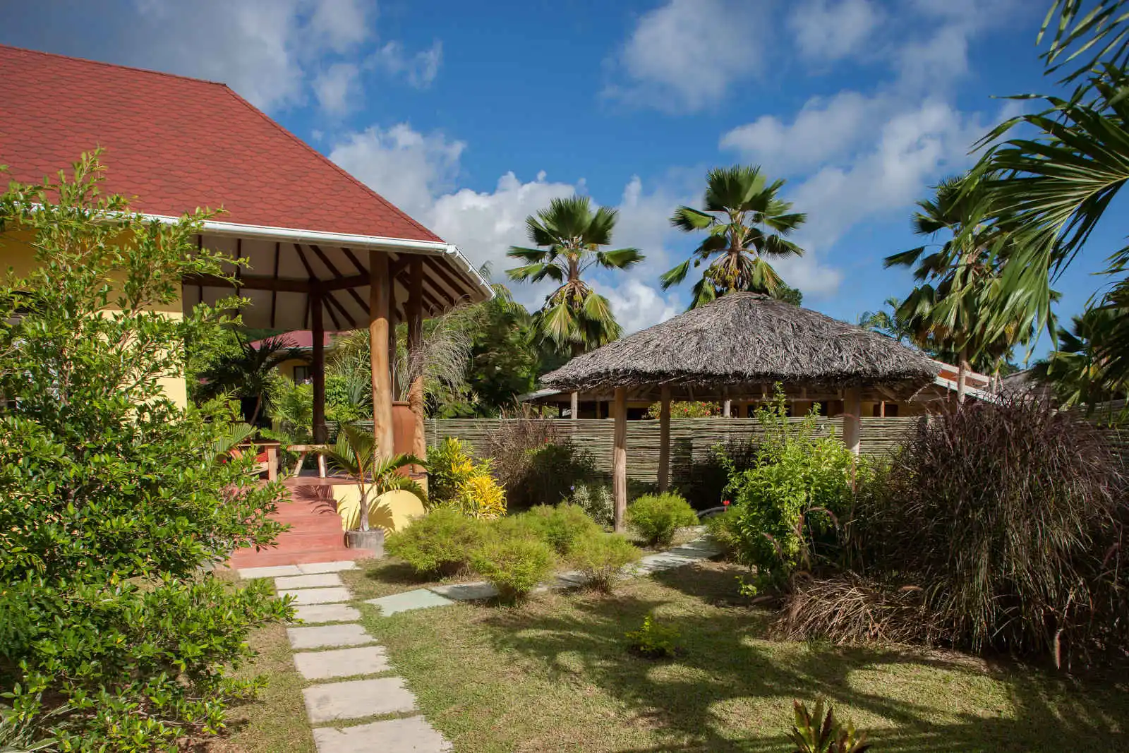 Villa et jardins, Les Lauriers Eco Hôtel, Seychelles