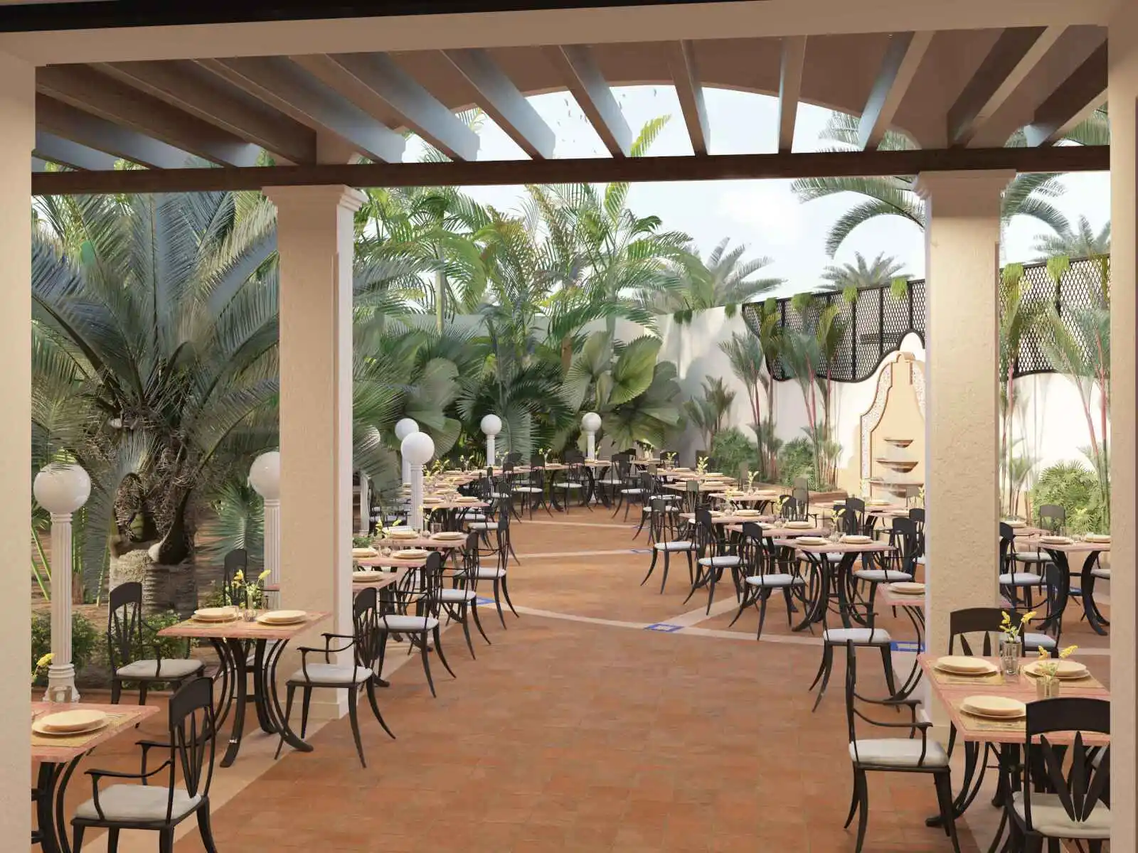 World café, Hôtel Secrets Bahia Real resort & Spa, Fuerteventura, Canaries