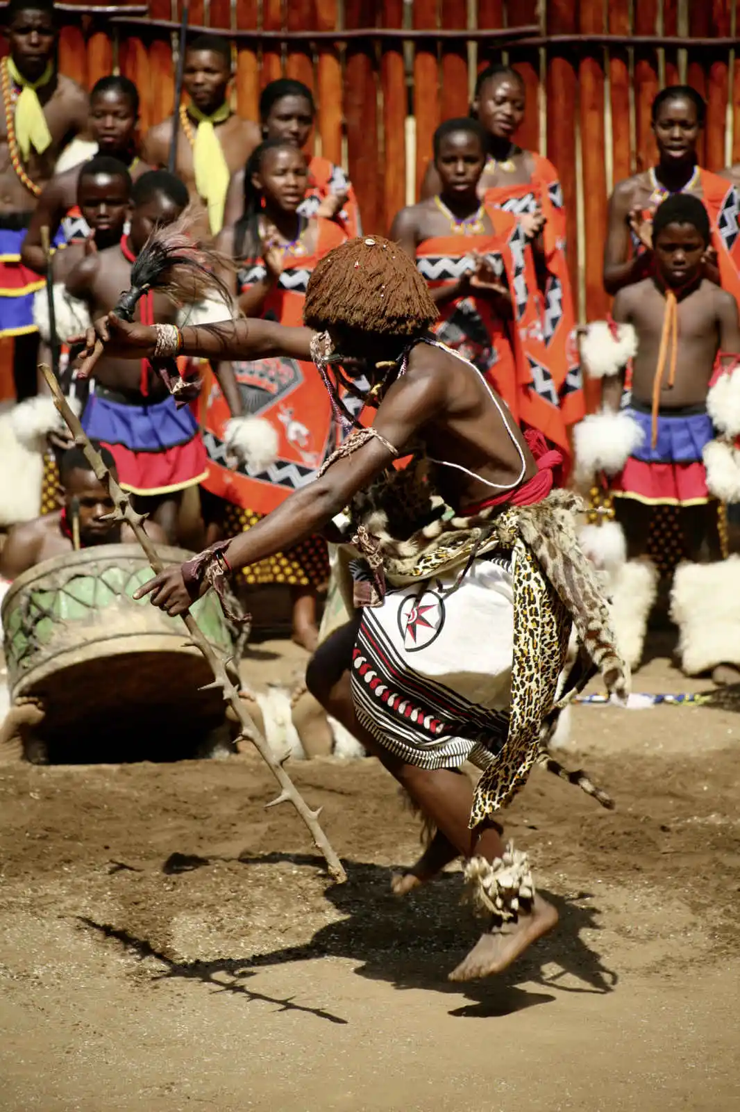 Swazi dancer, Matenga village, Swaziland