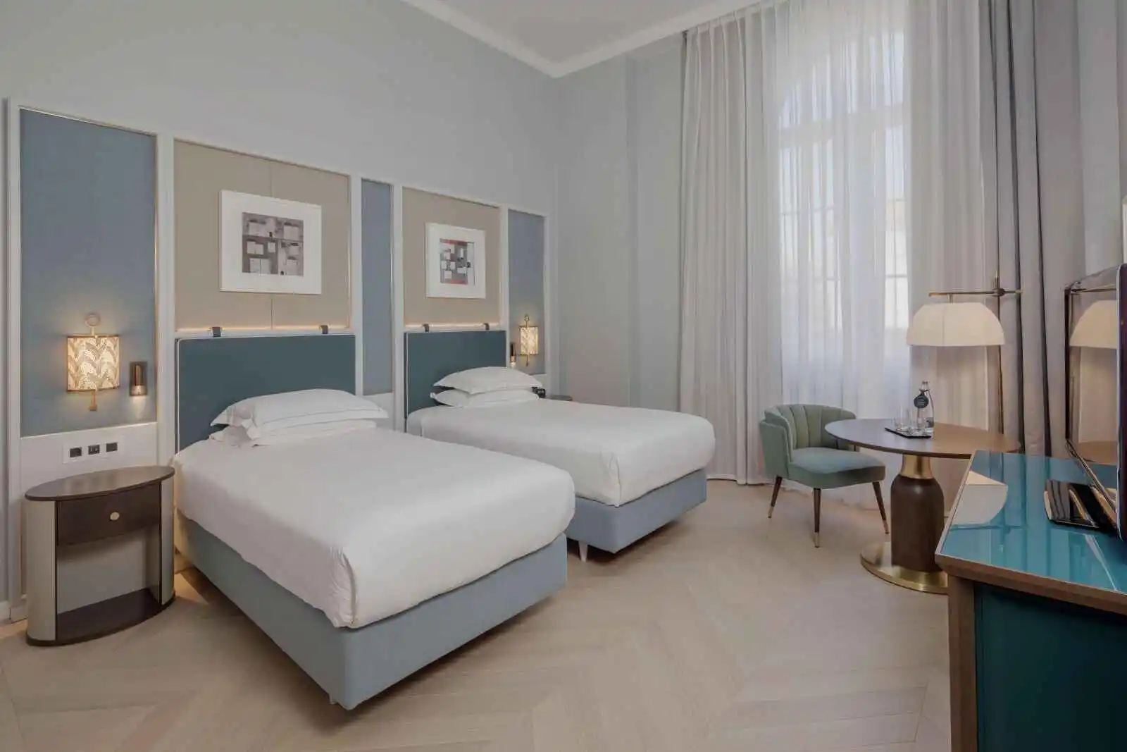 Twin Executive room, Hôtel Hilton Imperial, Dubrovnik, Croatie