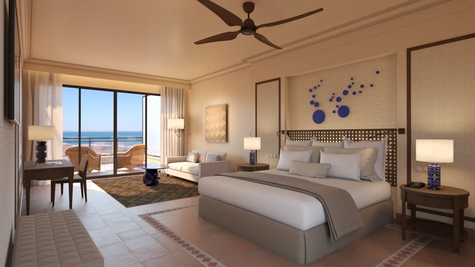 Junior Suite Deluxe vue mer, Hôtel Secrets Bahia Real resort & Spa, Fuerteventura, Canaries