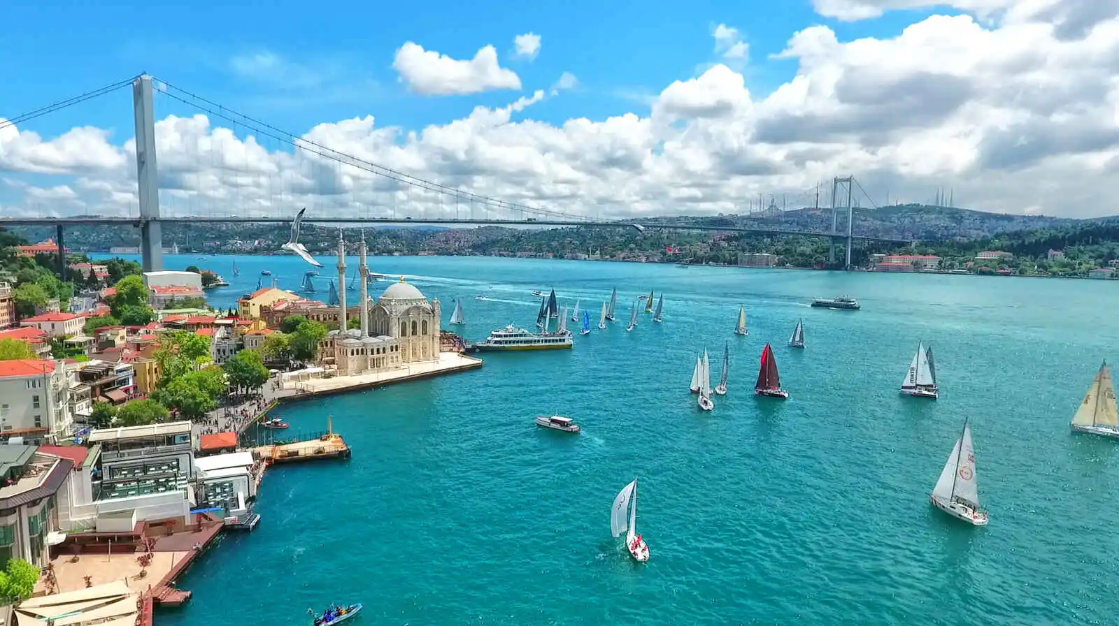 Pont sur le Bosphore, Istanbul, Turquie