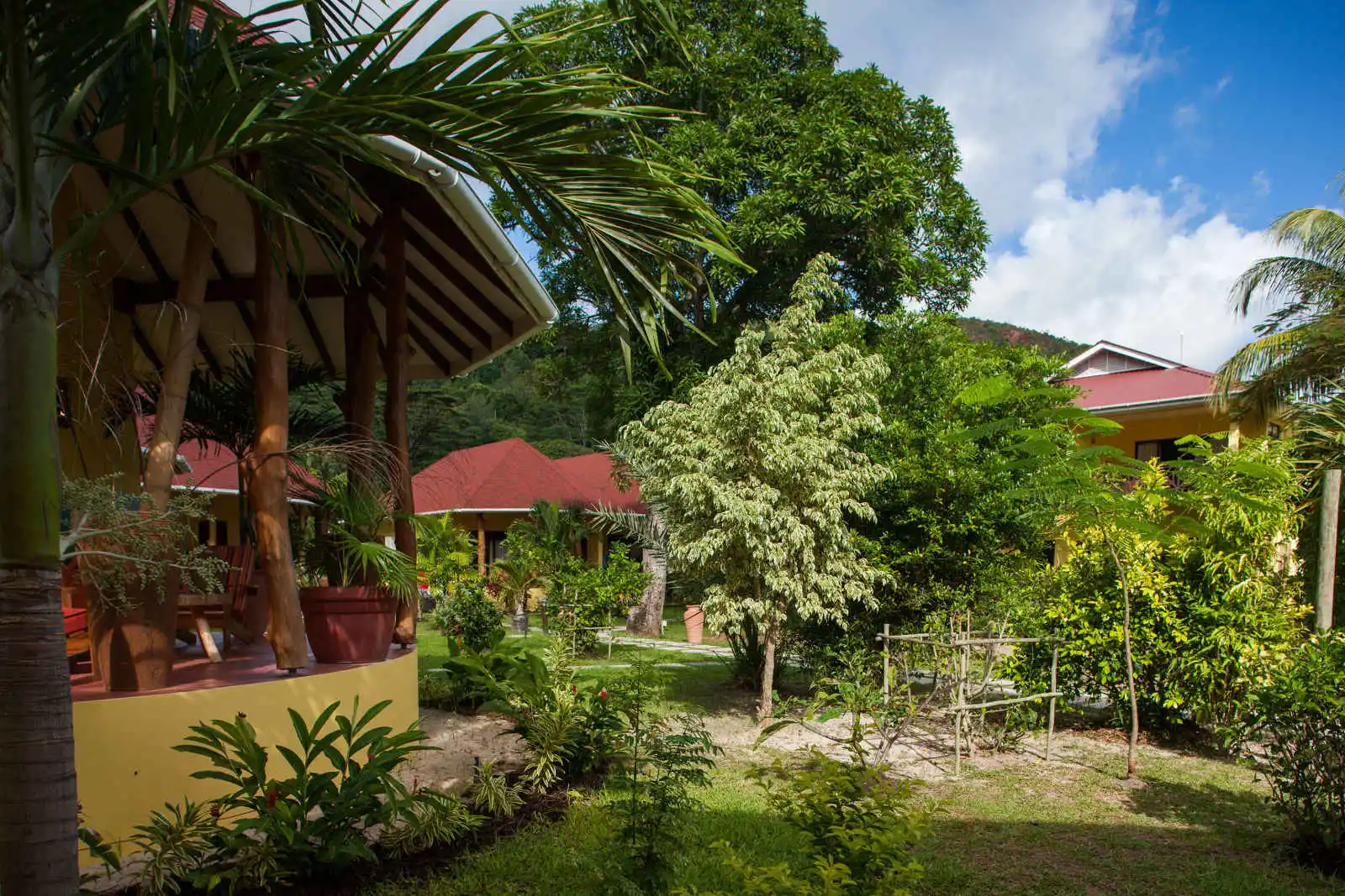 Villa et jardins, Les Lauriers Eco Hôtel, Seychelles