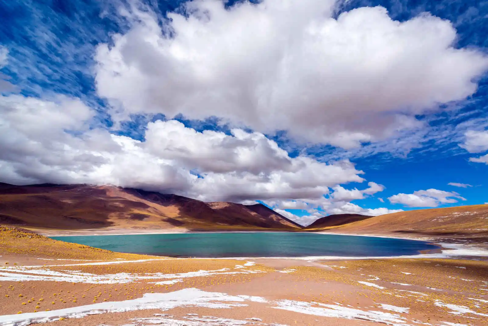Blue Lake, Meniques près de San Pedro de Atacama, Nord du Chili, Amérique du Sud
