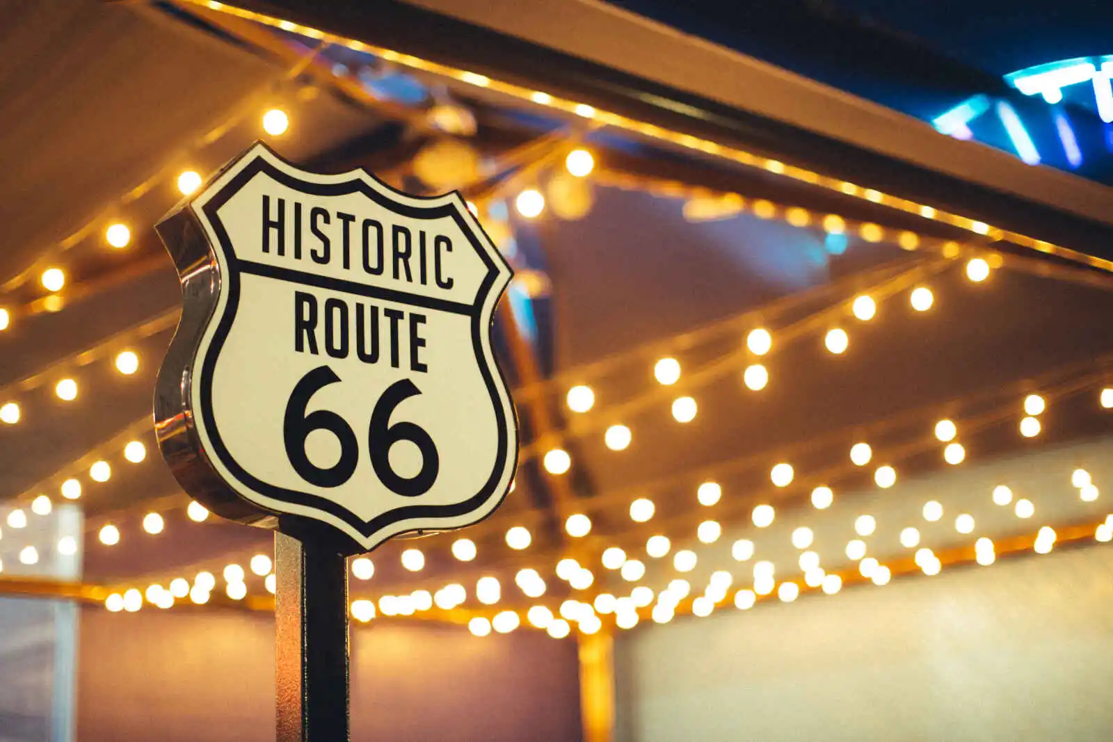 Panneau Historic Route 66